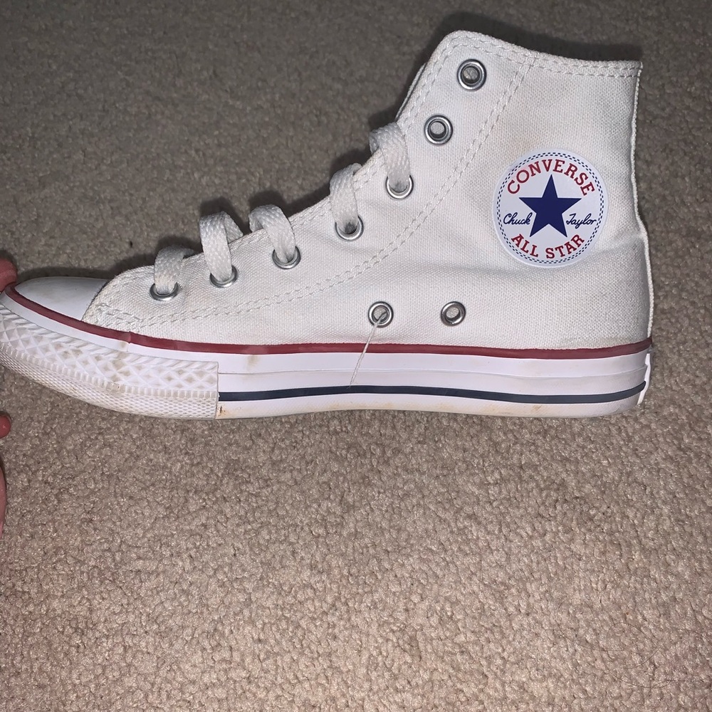 White high top converses
